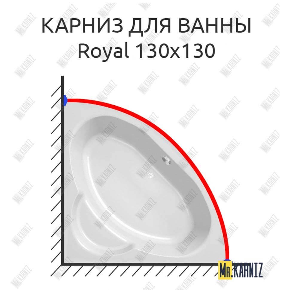 Карниз для ванны Kolpa-San Royal 130х130 Усиленный 20 мм MrKARNIZ Карниз для ванны Kolpa-San Royal 130х130 Усиленный 20 мм MrKARNIZ