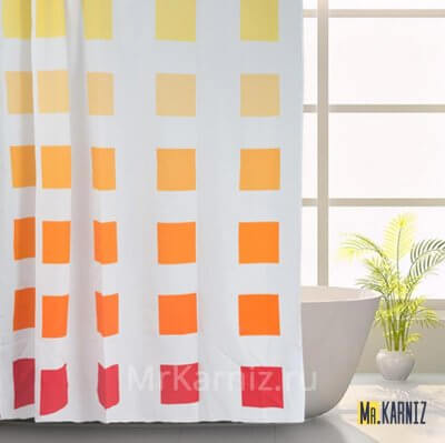 Штора для ванной TIME SQUARE