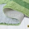 Коврик в ванную Линия зеленый фото 3