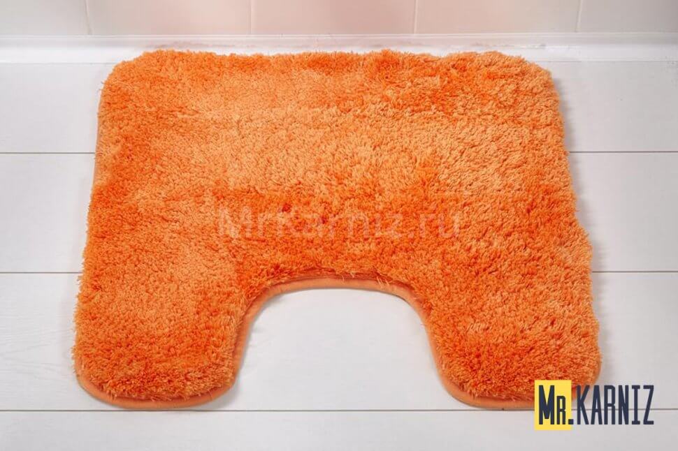 Коврик для туалета Тиволи оранжевый