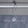 Штора для ванной HILTON серая фото 4
