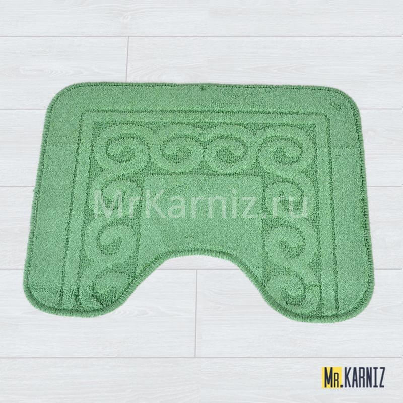 Коврик для туалета ТН зеленый