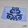 Комплект ковриков для ванной и туалета DAMASK синий фото 3