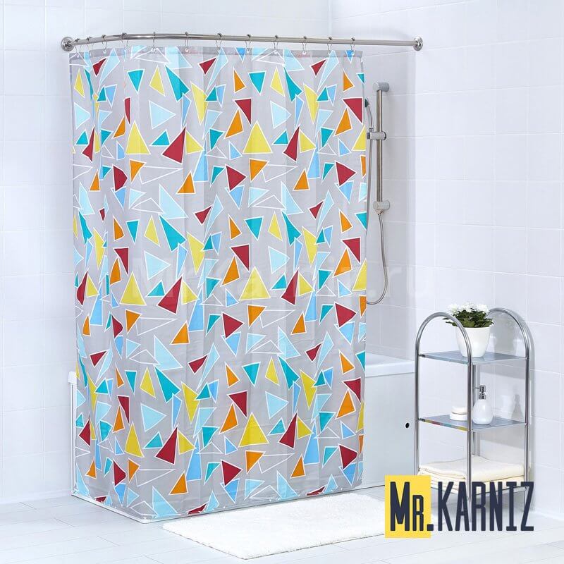Штора для ванной Triangles