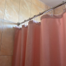 Штора для ванной LEN 240х200 см розовая фото 10