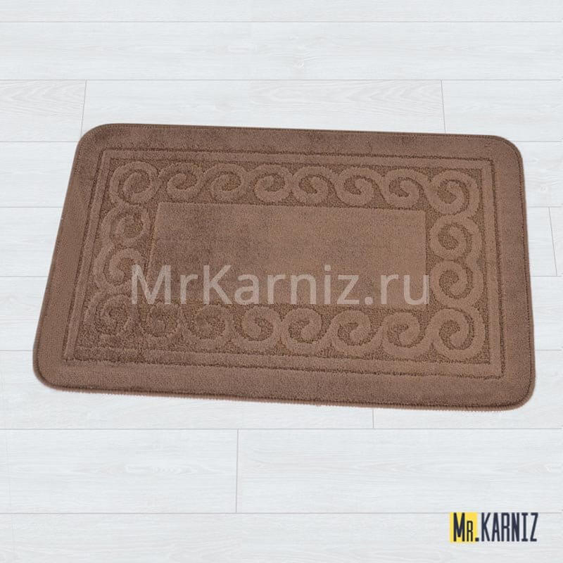Коврик в ванную ТН коричневый