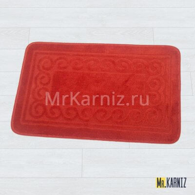 Коврик в ванную ТН темно-красный