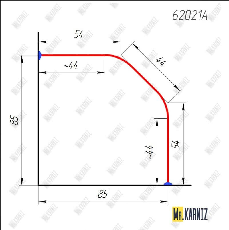 62021A Карниз по чертежу