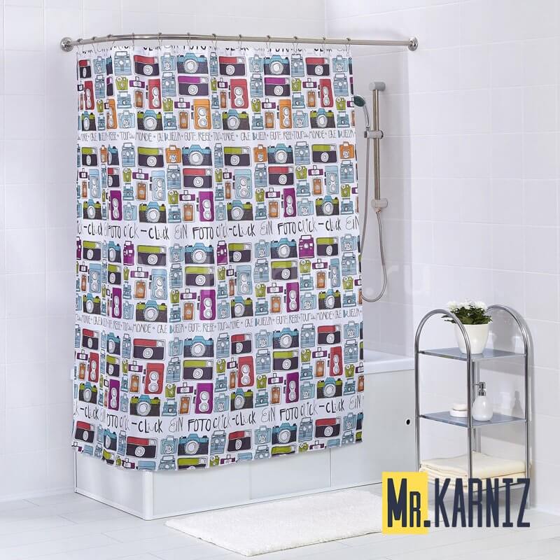 Штора для ванной Cameras