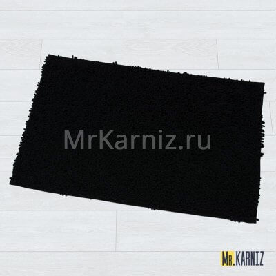 Коврик для ванной Люкс черный