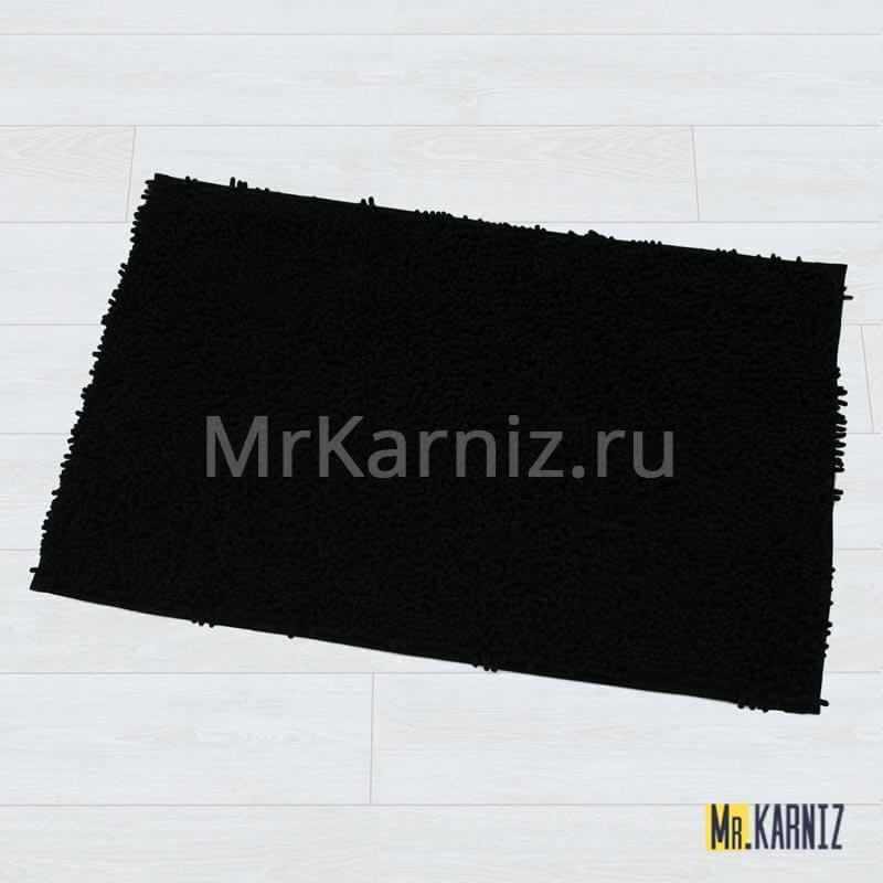 Коврик для ванной Люкс черный