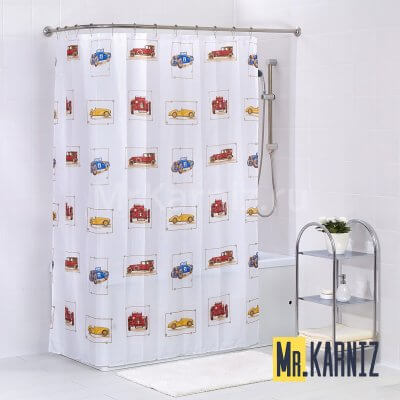 Штора для ванной Cars